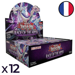 Jeu de cartes Yu-Gi-Oh! - 12 Boites de 24 Boosters Rage des Abysses