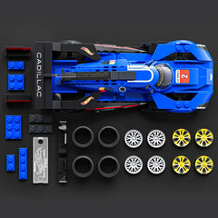 Hot Wheels - Mattel Brick Shop 1/32 Véhicule Cadillac GTP Hypercar