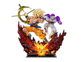 Figurine Dragon Ball - Son Goku Super Saiyan vs Freezer Max