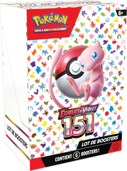 Jeu de cartes Pokémon - Bundle 6 boosters EV3.5 - Écarlate et Violet : 151 (scellé)