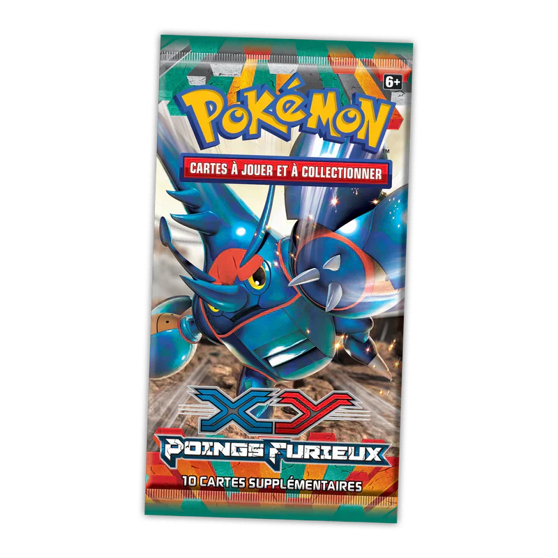 Jeu de carte Pokémon - Booster en Loose - XY - Poings Furieux (scellé)