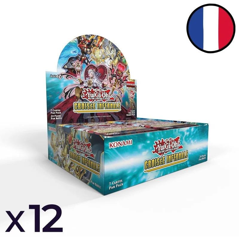 Jeu de cartes Yu-Gi-Oh! - 2 boites de 24 boosters croisée infernale