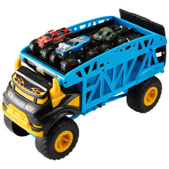 Hot Wheels - Monster Trucks Transporteur Monster Mover avec 3 Véhicules