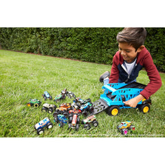 Hot Wheels - Monster Trucks Transporteur Monster Mover avec 3 Véhicules