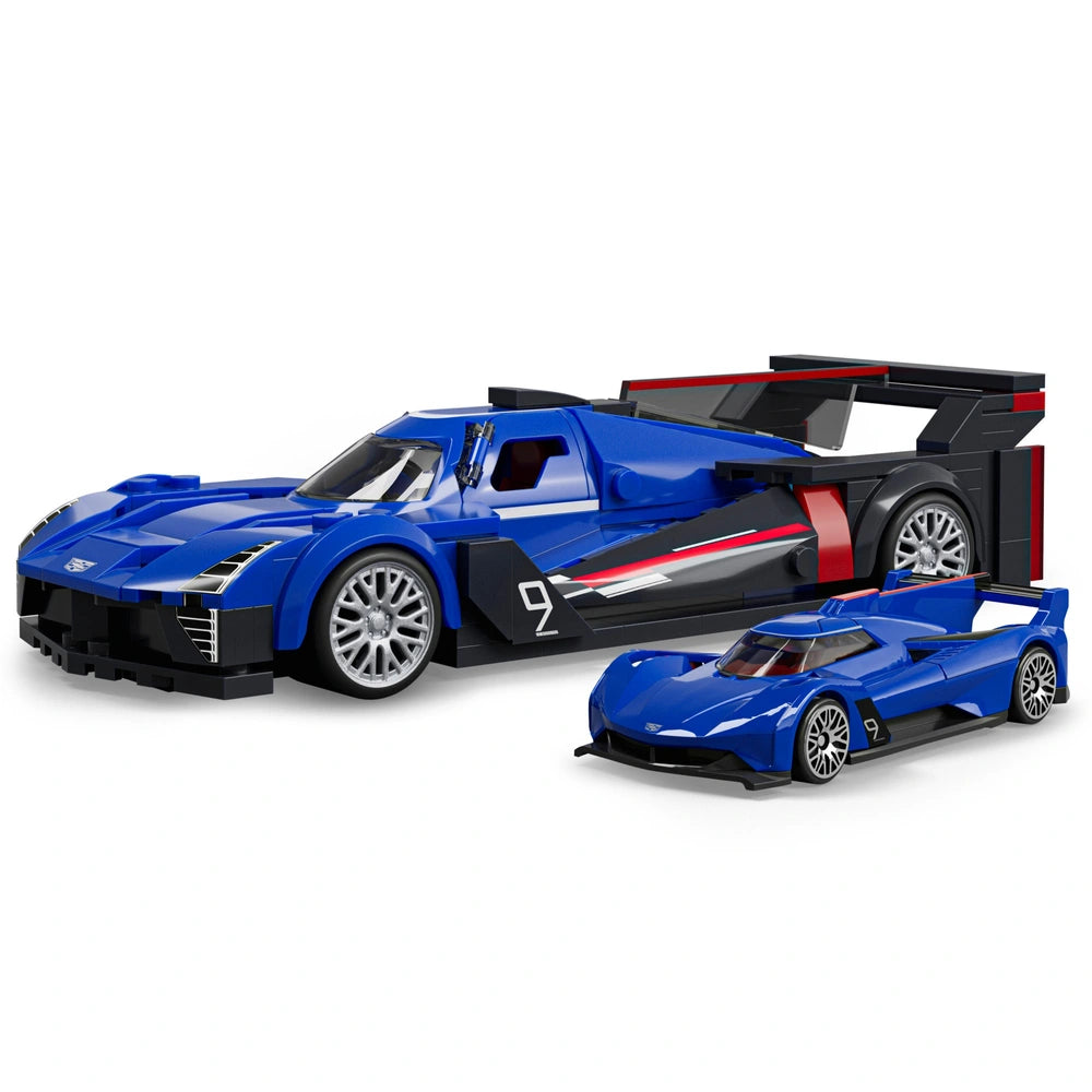 Hot Wheels - Mattel Brick Shop 1/32 Véhicule Cadillac GTP Hypercar