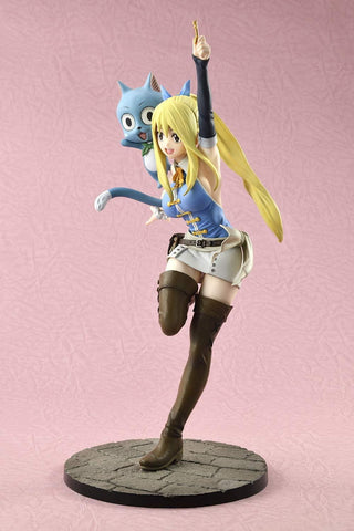 Figurine Fairy Tail - Lucy Heartfilia & Happy - Anime Town