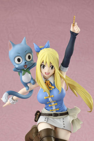 Figurine Fairy Tail - Lucy Heartfilia & Happy - Anime Town