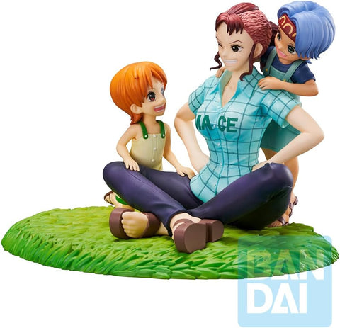 Figurine One Piece - Bell-mère avec Nami et Nojiko - Anime Town