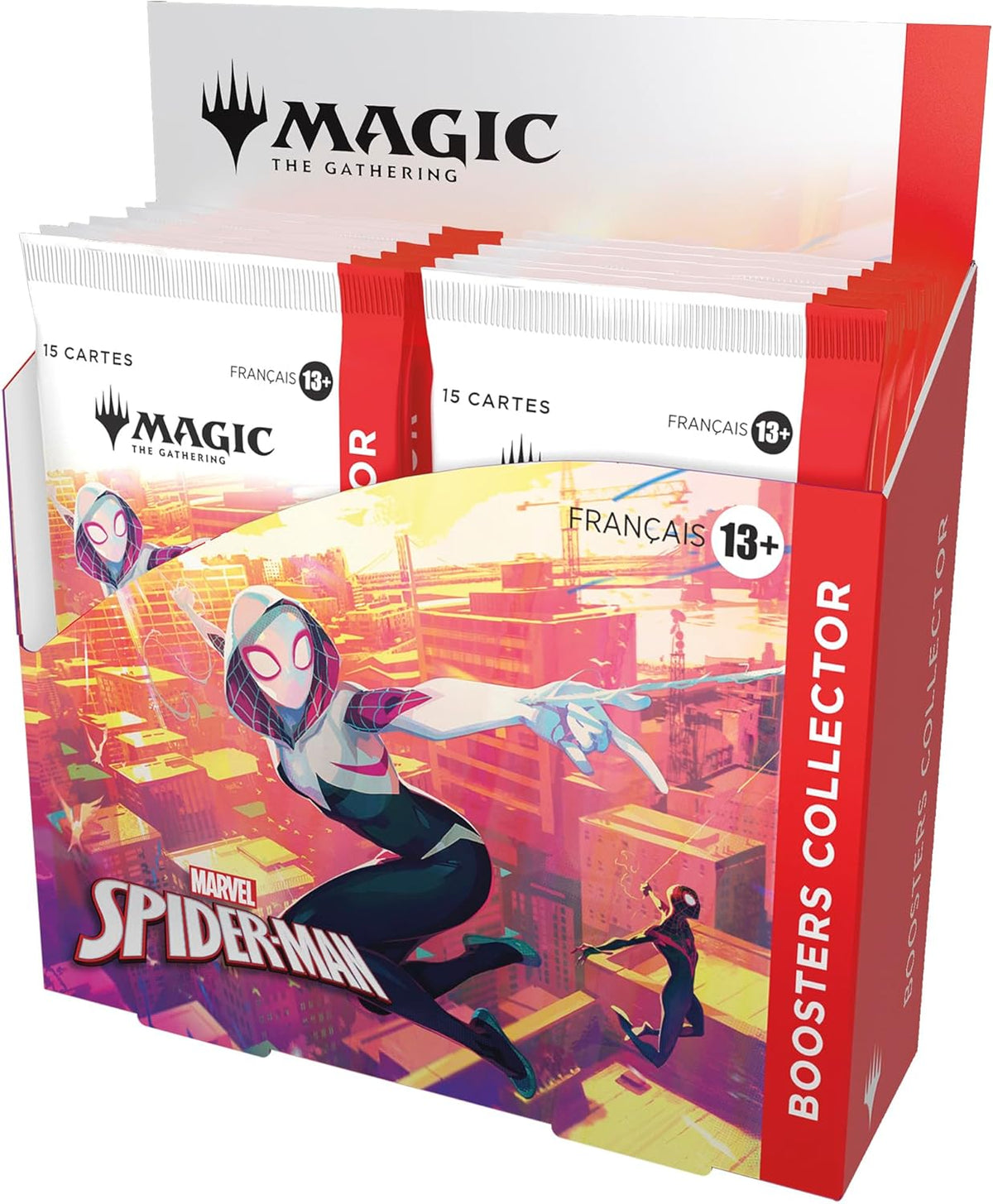 Jeu de cartes Magic: The Gathering - Boîte de 12 boosters Collector Marvel's Spider-Man (FR)
