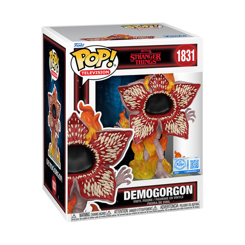 Funko Pop Stranger Things – Premium Demogorgon en feu