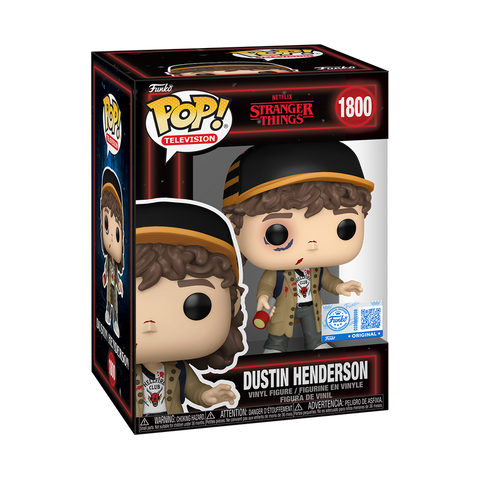 Funko Pop Stranger Things - Dustin Henderson (Battle Damaged)
