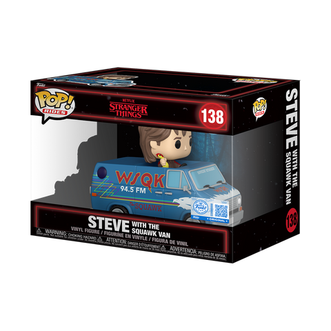 Funko Pop Stranger Things – Rides Deluxe Steve avec Squawk Van