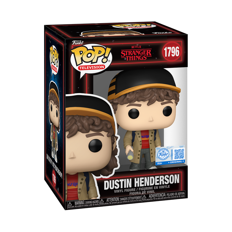 Funko Pop Stranger Things – Dustin Henderson avec Lampe Torche