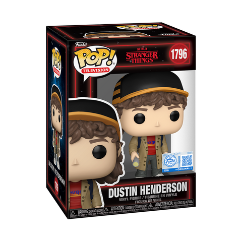 Funko Pop Stranger Things – Dustin Henderson avec Lampe Torche