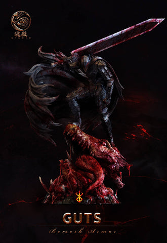 Figurine Berserk - Guts en Armure du Berserker - La Rage du Guerrier Noir - Anime Town