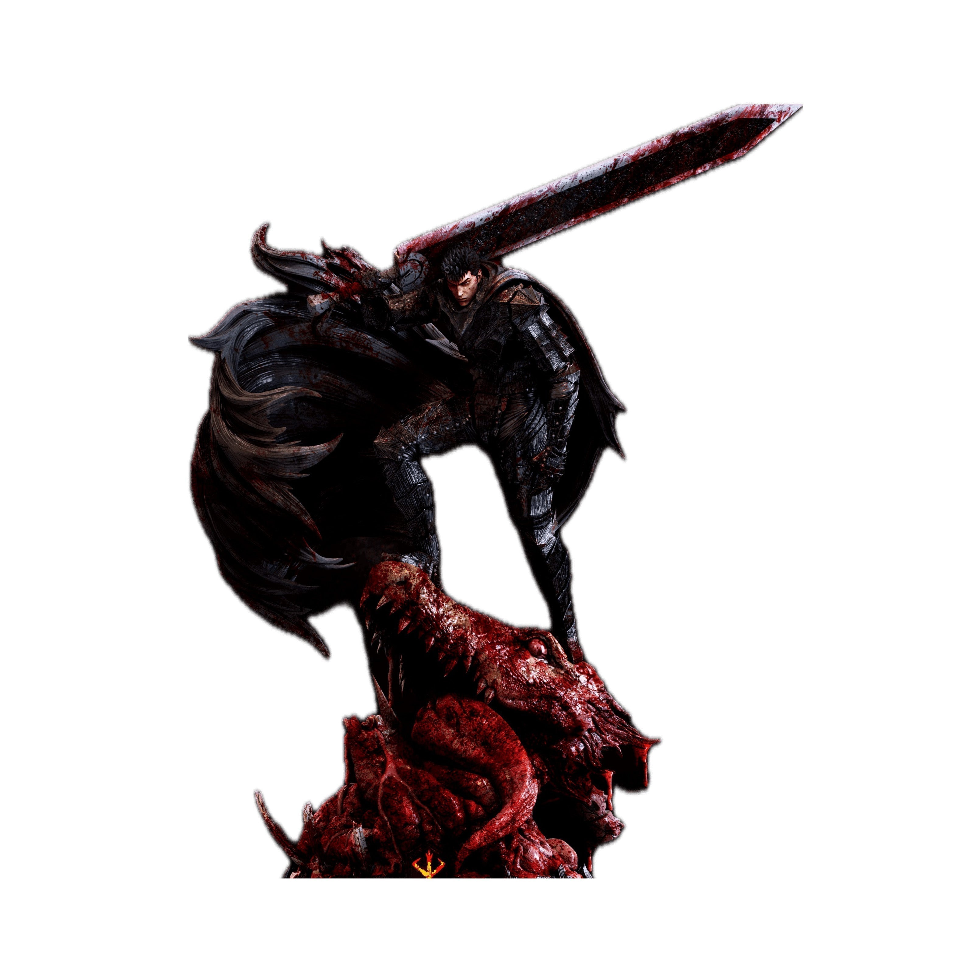 Figurine Berserk - Guts en Armure du Berserker - La Rage du Guerrier Noir - Anime Town