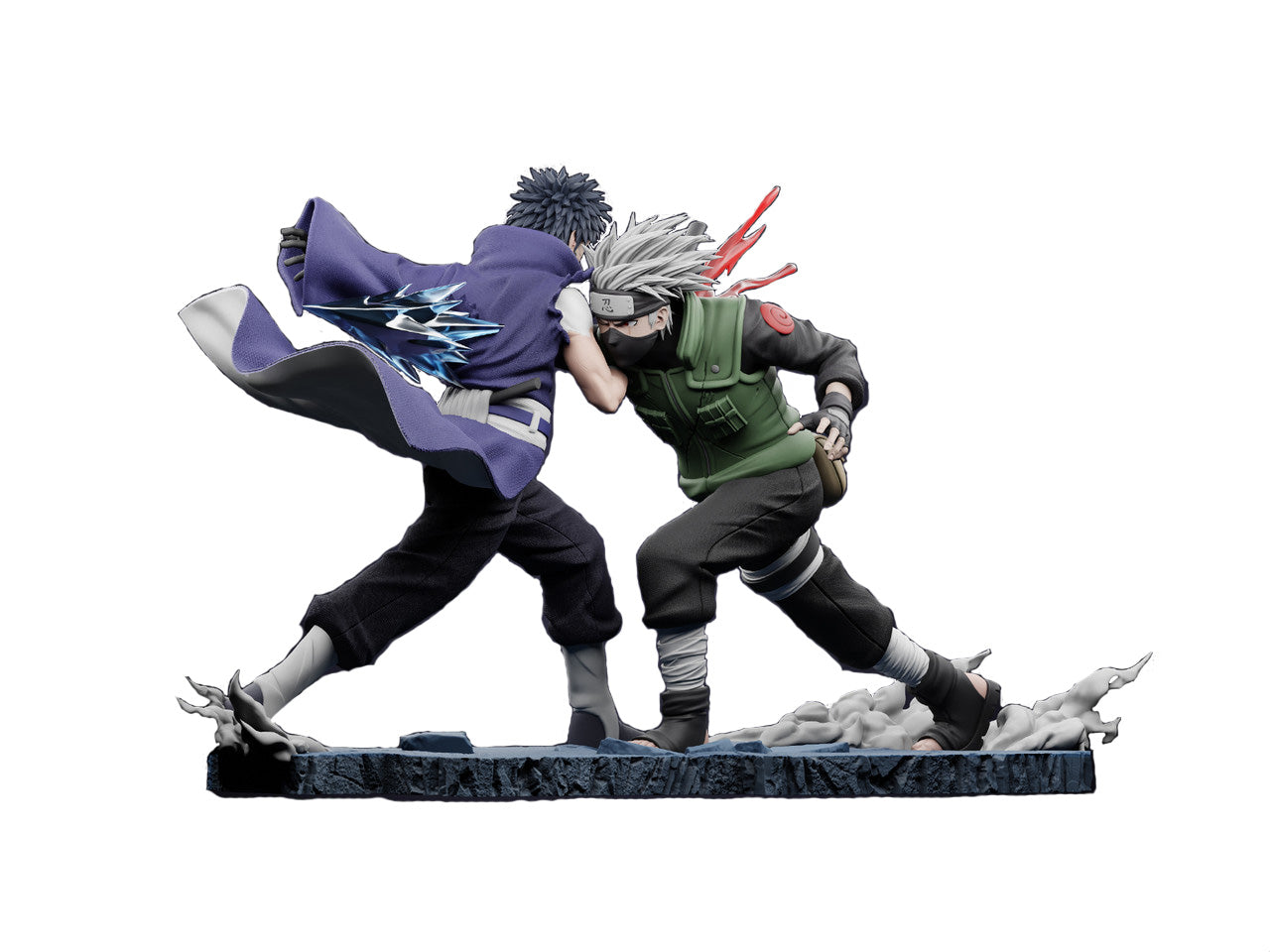 Figurine Naruto - Obito vs Kakashi - Anime Town
