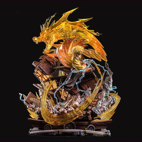 Figurine Demon Slayer - Zenitsu Agatsuma "Dieu du Feu Céleste" 1