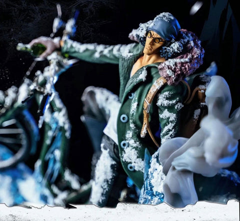 Figurine One Piece - Aokiji Kuzan "vélo" 2