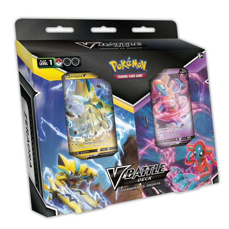 Jeu de cartes Pokémon - Deck Combat – Zeraora V Vs Deoxys V (scellé)