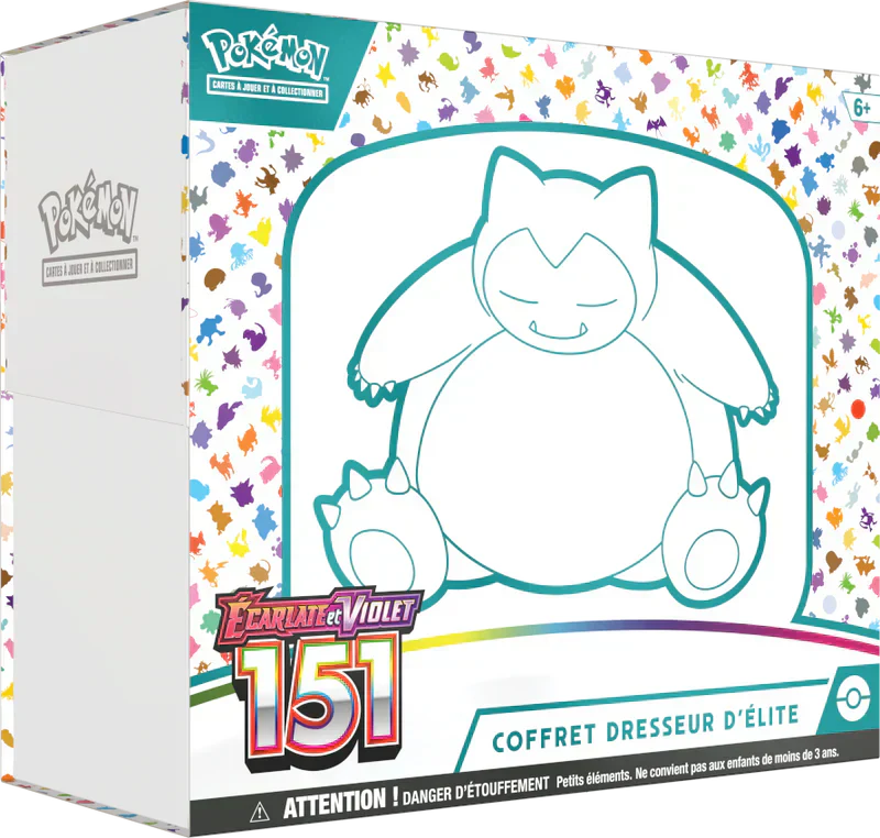 Jeu de cartes Pokémon - COFFRET DRESSEUR D'ELITE / ETB - Ecarlate et Violet - 151 EV03.5 (scellé)