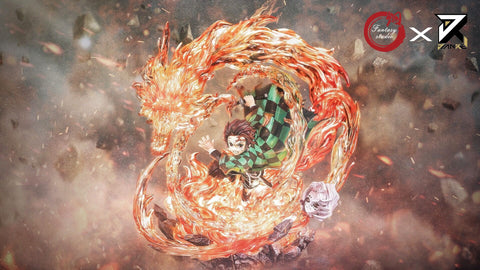 Figurine Demon Slayer - Tanjiro Kamado Le Héros Inébranlable de Demon Slayer