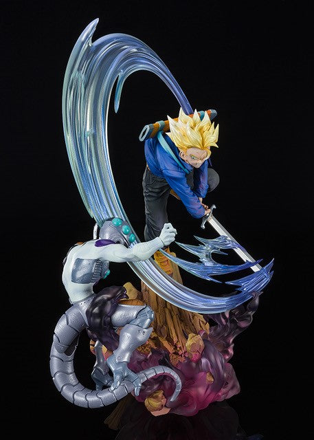 Figurine Dragon Ball Z - Trunks vs Freezer métal - Anime Town