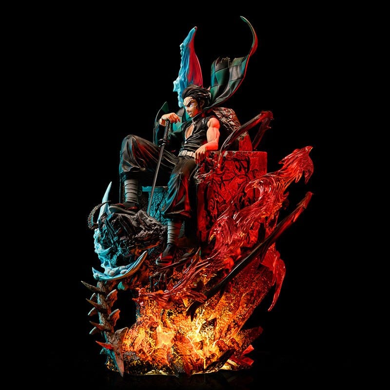 Figurine Demon Slayer - Tanjiro "démon" sur son trône 2