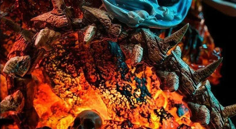 Figurine Demon Slayer - Tanjiro "démon" sur son trône 3