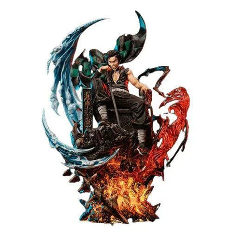 Figurine Demon Slayer - Tanjiro "démon" sur son trône
