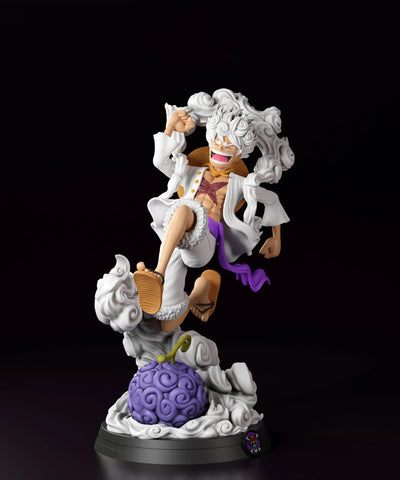 Figurine One Piece - Luffy Gear 5 Pose Iconique de Nikka