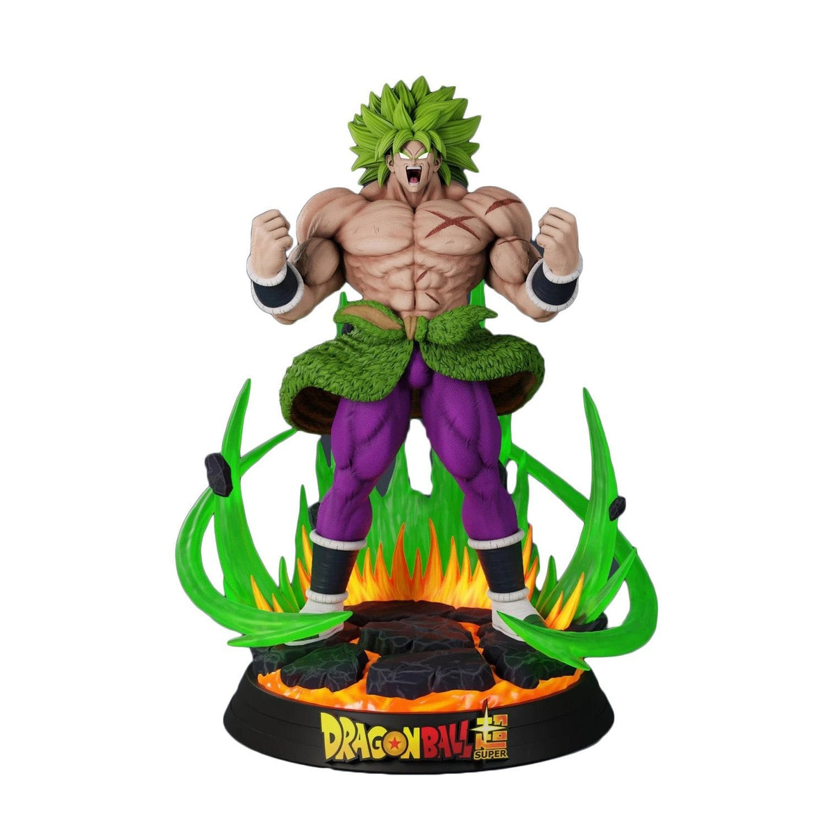 Figurine Dragon Ball - Broly Super Saiyan La Puissance Déchaînée
