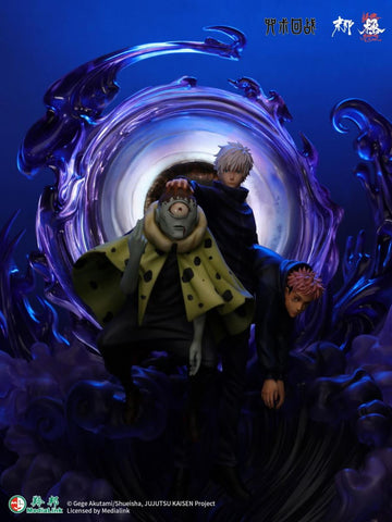 Figurine Jujutsu Kaisen - Gojo & Jogo & Itadori