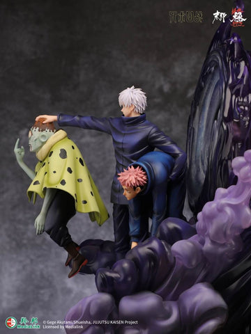 Figurine Jujutsu Kaisen - Gojo & Jogo & Itadori