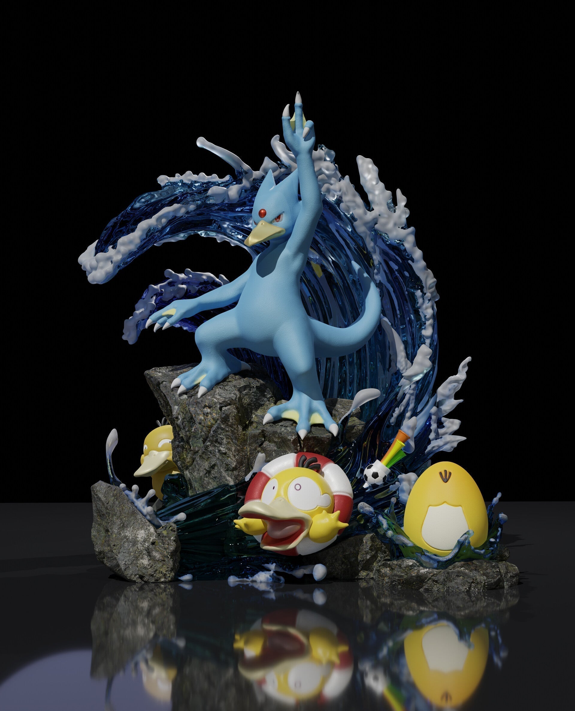Figurine Pokémon - Akwakwak évolution - Anime Town
