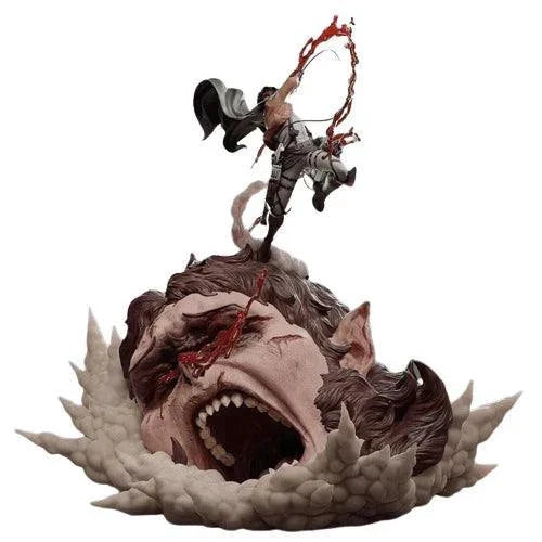 Figurine Attaque des Titans - Livaï vs Titan Bestial - Anime Town